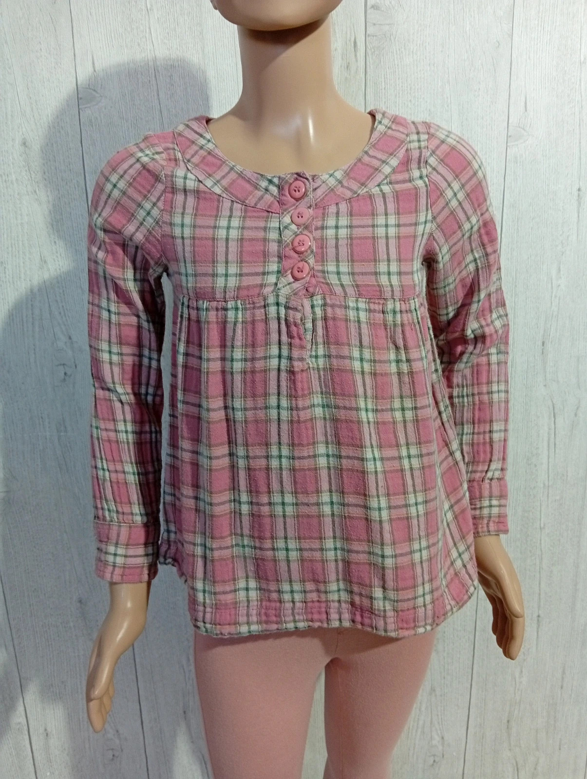 Chemisier fille Lisa rose taille 8ans – Lisa Rose – taille 8 ans / 128 cm