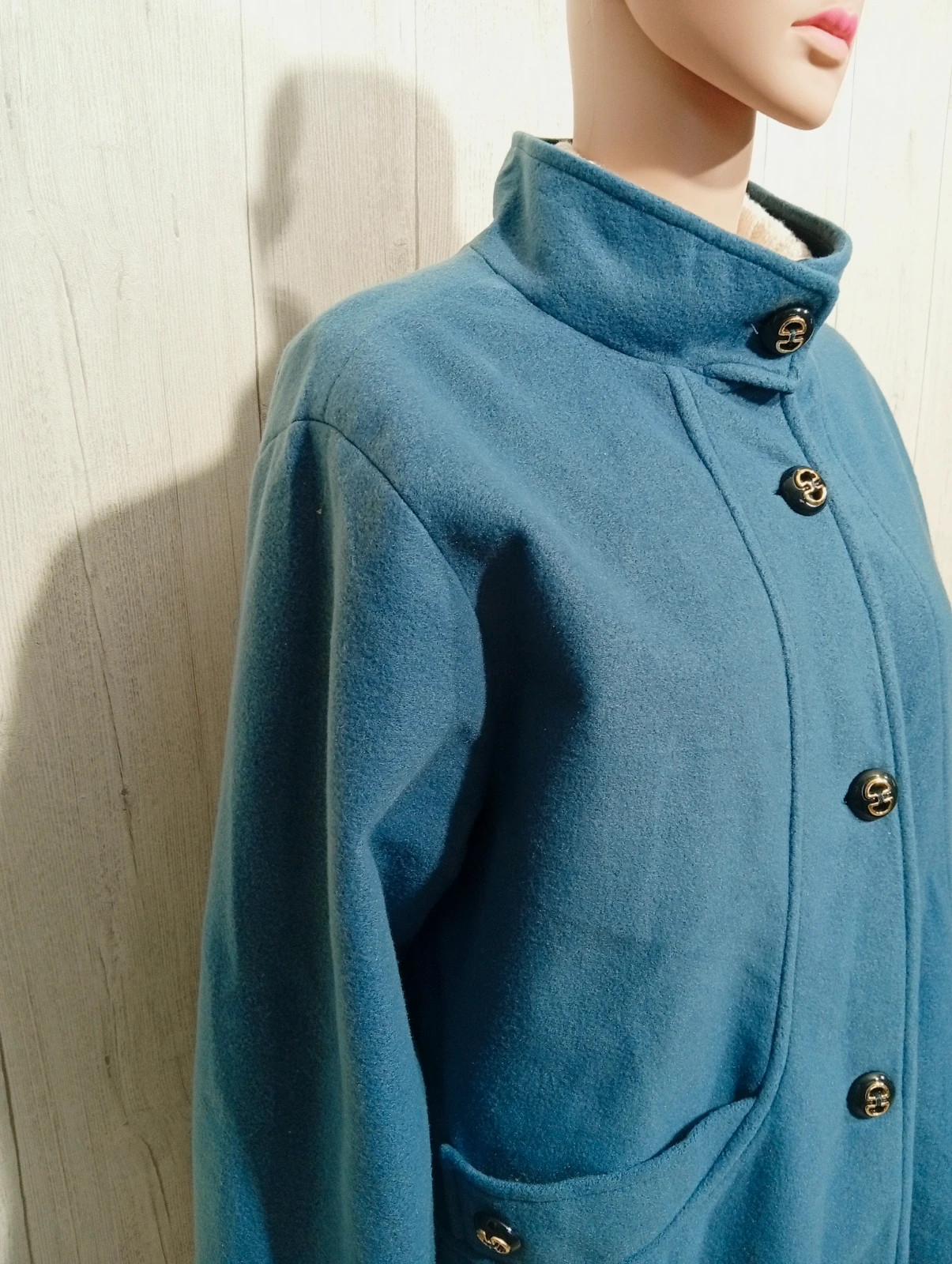 Manteau long femme taille 50/52 – gabriella vicenza – taille 5XL / 50 / 22 4