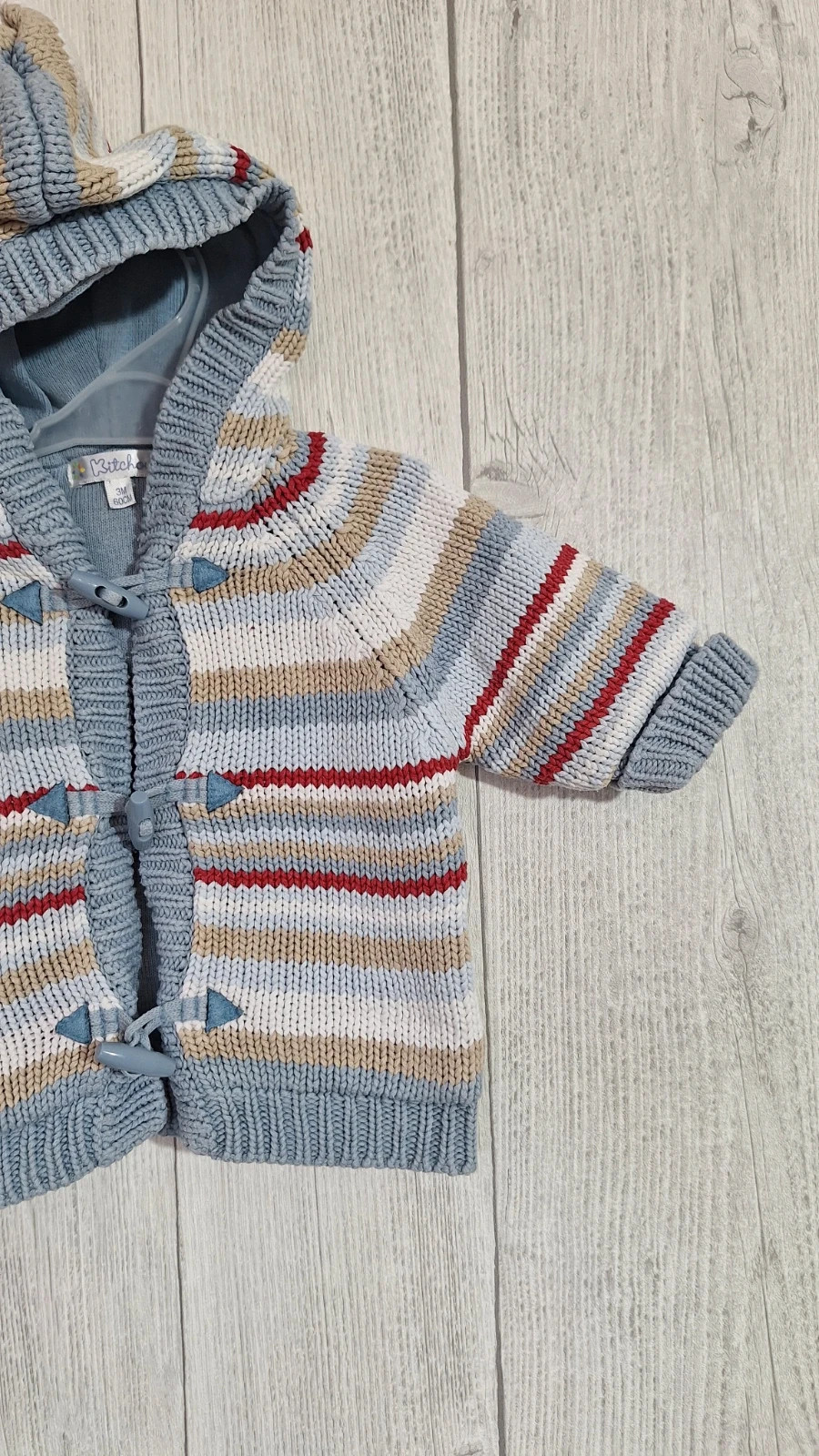 Gilet epais d'hiver garcon kitchoun taille 3 mois – Kitchoun – taille 3-6 mois / 62 cm 4