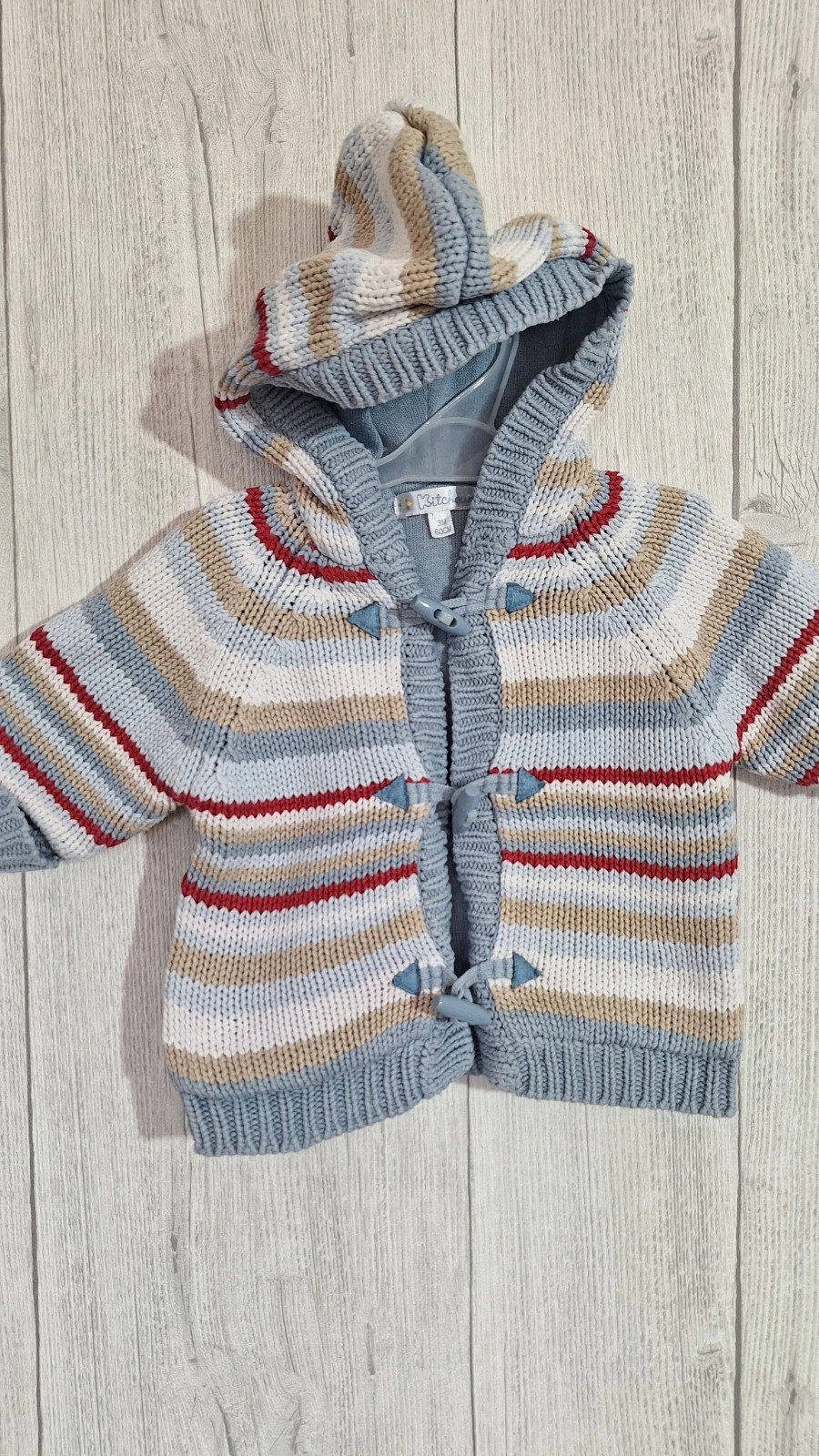 Gilet epais d'hiver garcon kitchoun taille 3 mois – Kitchoun – taille 3-6 mois / 62 cm 2