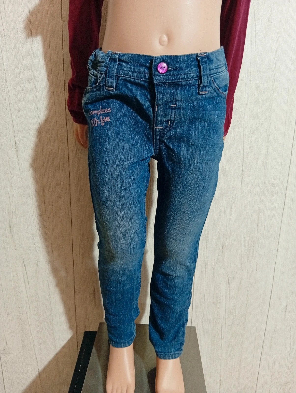 Jeans fille complices with love taille 5ans (108 cm)