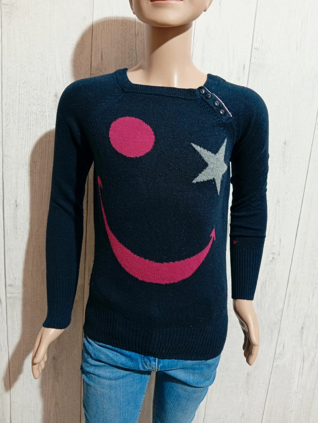 Pull fille okaidi taille 6ans (114 cm)