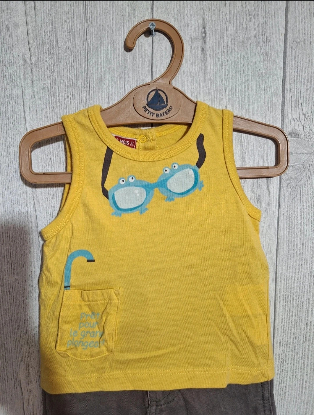 Ensemble 3 pièces garcon du pareil au meme Taille 6 mois – Du Pareil au Même – taille 6-9 mois / 68 cm 2