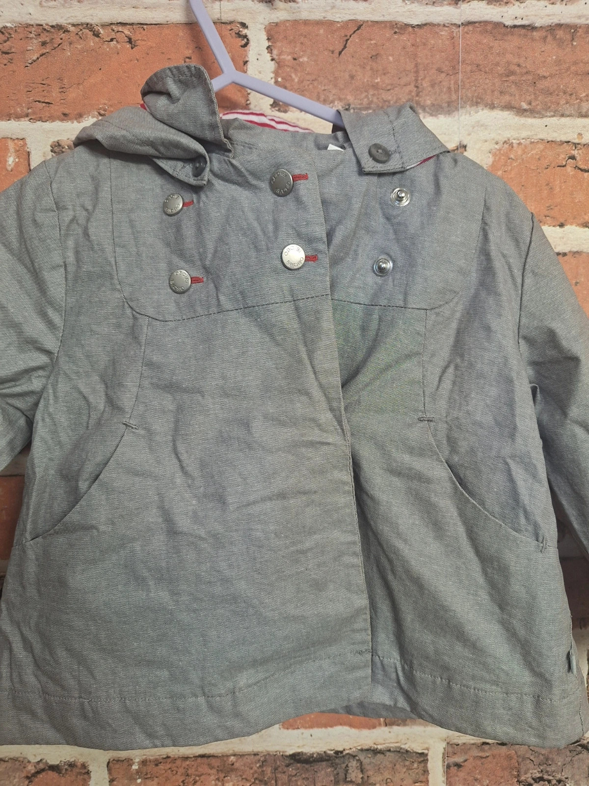 Trench fille obaibi Taille 12 mois – Obaïbi – taille 9-12 mois / 74 cm 2