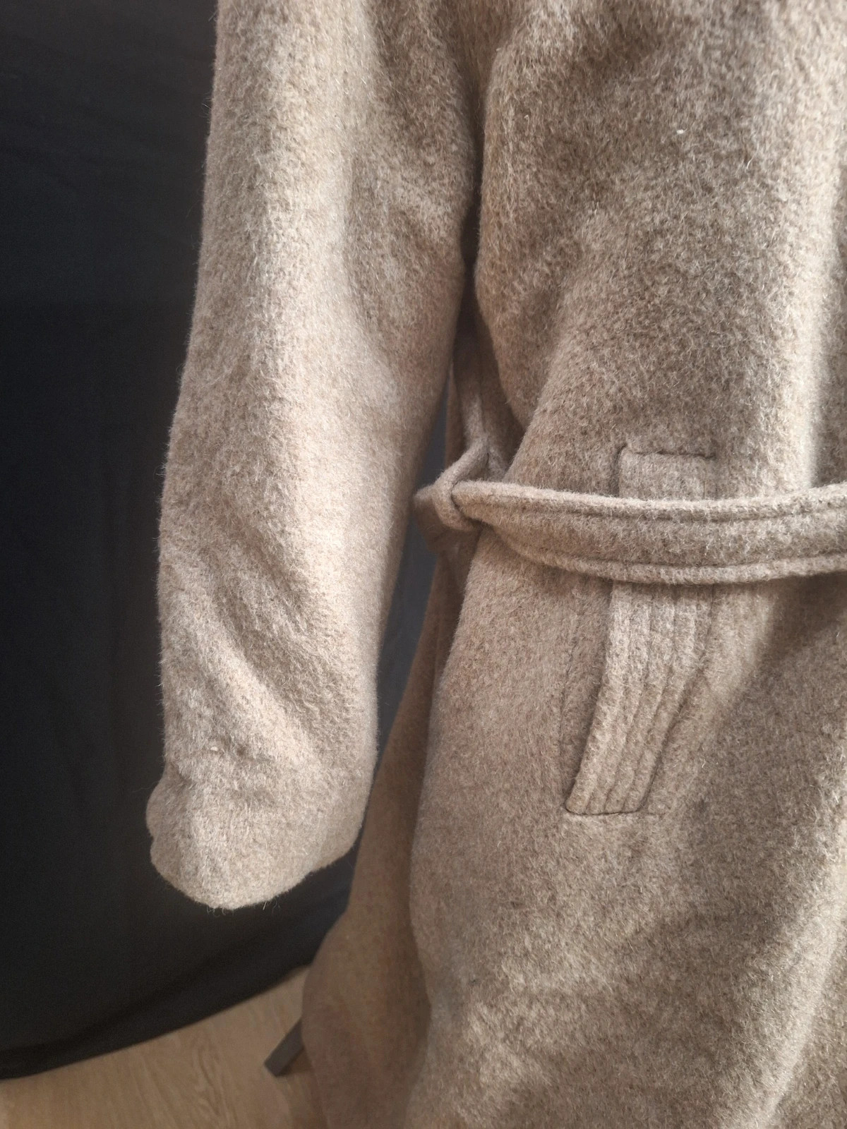 Manteau long lama laine femme Taille 52 – Lama laine – taille 6XL / 52 / 24 4