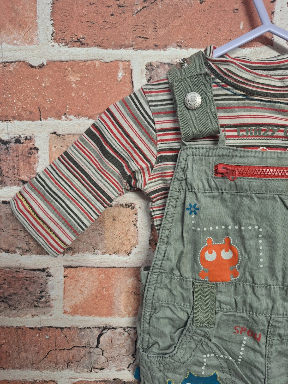Ensemble salopette et haut la compagnie des petits taille 3 mois – La Compagnie des Petits – taille 3-6 mois / 62 cm 3