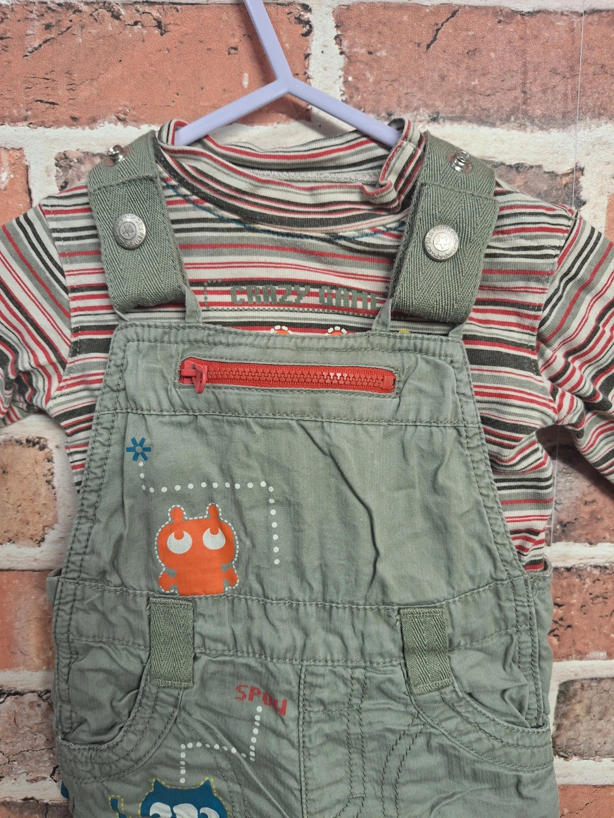 Ensemble salopette et haut la compagnie des petits taille 3 mois – La Compagnie des Petits – taille 3-6 mois / 62 cm 2