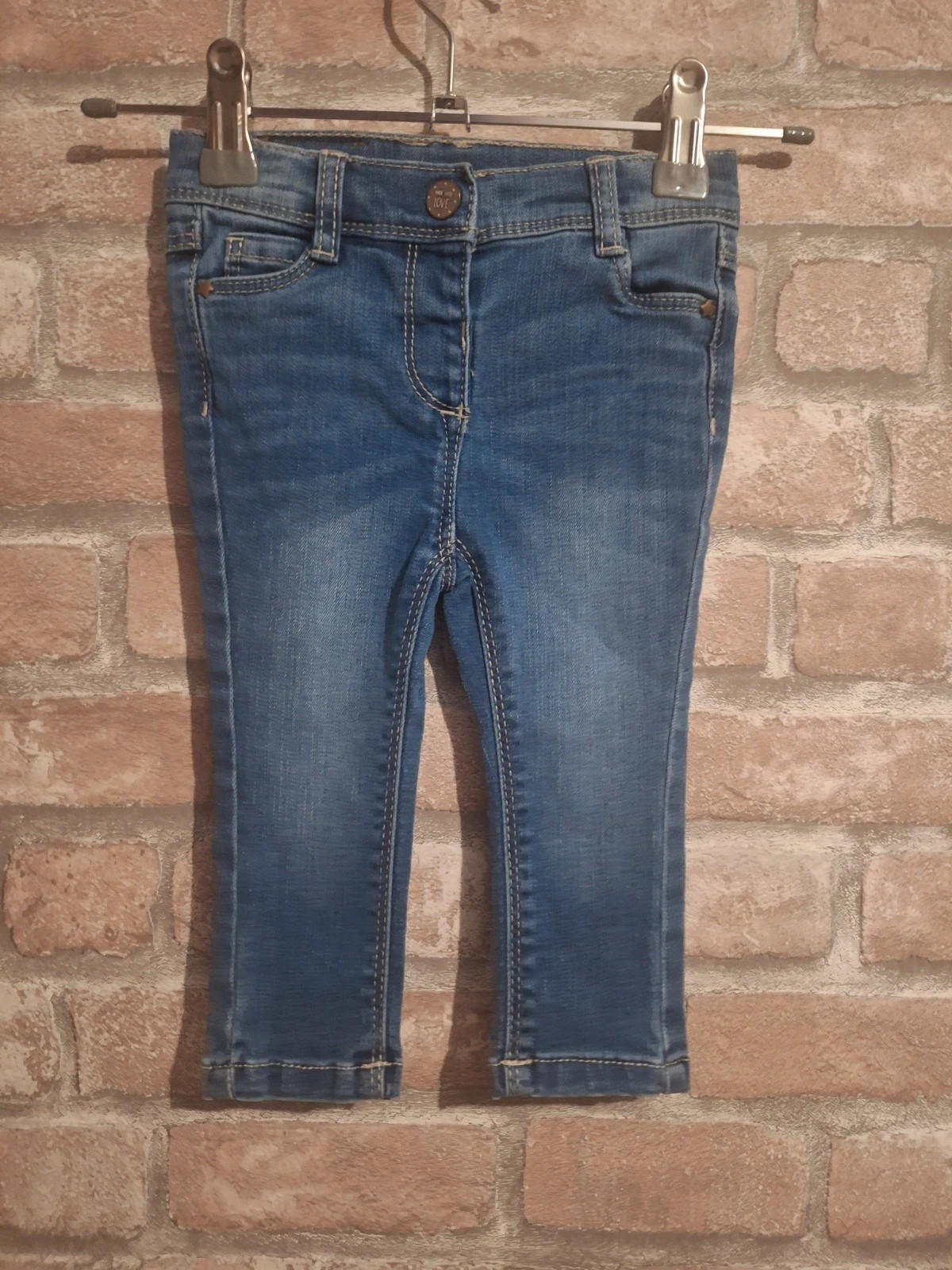 Jeans fille tape a loeil Taille 6 mois( 68 cm)