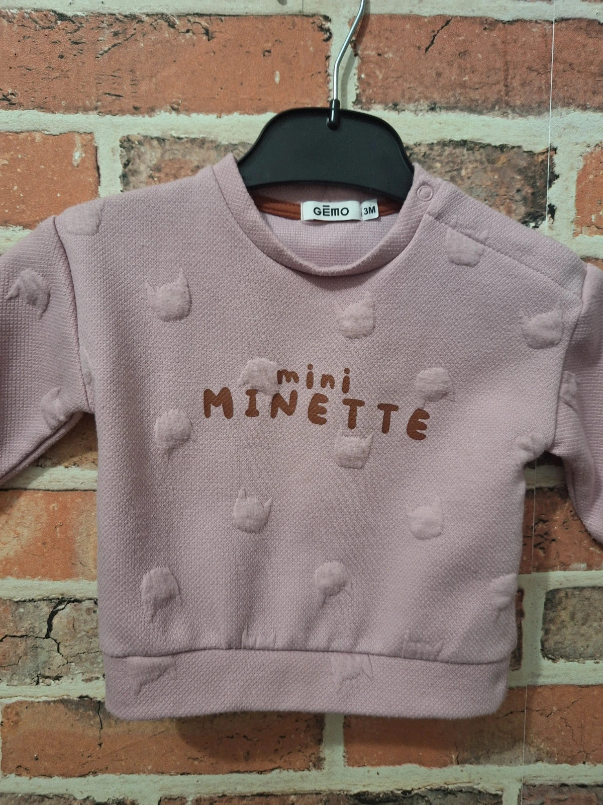 Pull fille gemo Taille 3 mois – Gémo – taille 3-6 mois / 62 cm 2