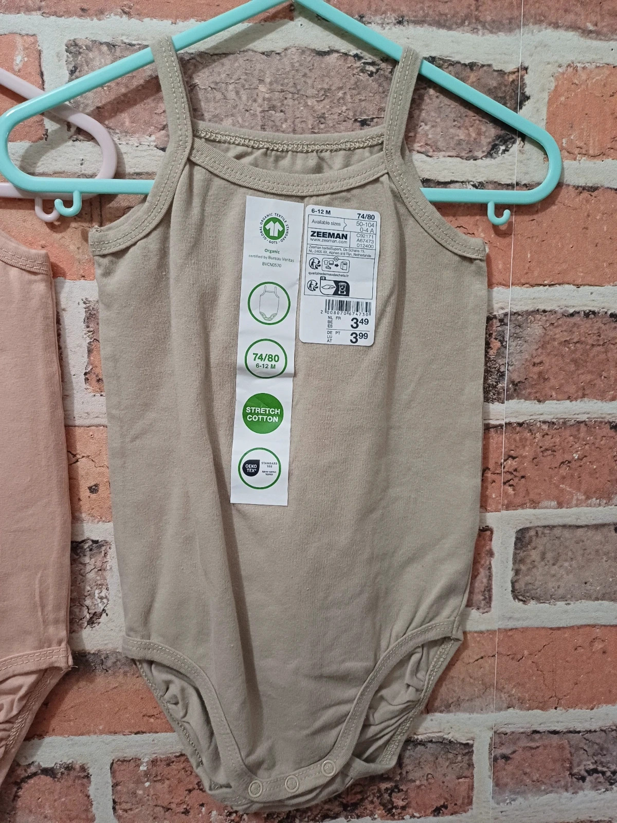 Lot de 2 bodies fille Taille 9 mois ( 74/80 cm) – Zeeman – taille 9-12 mois / 74 cm 3