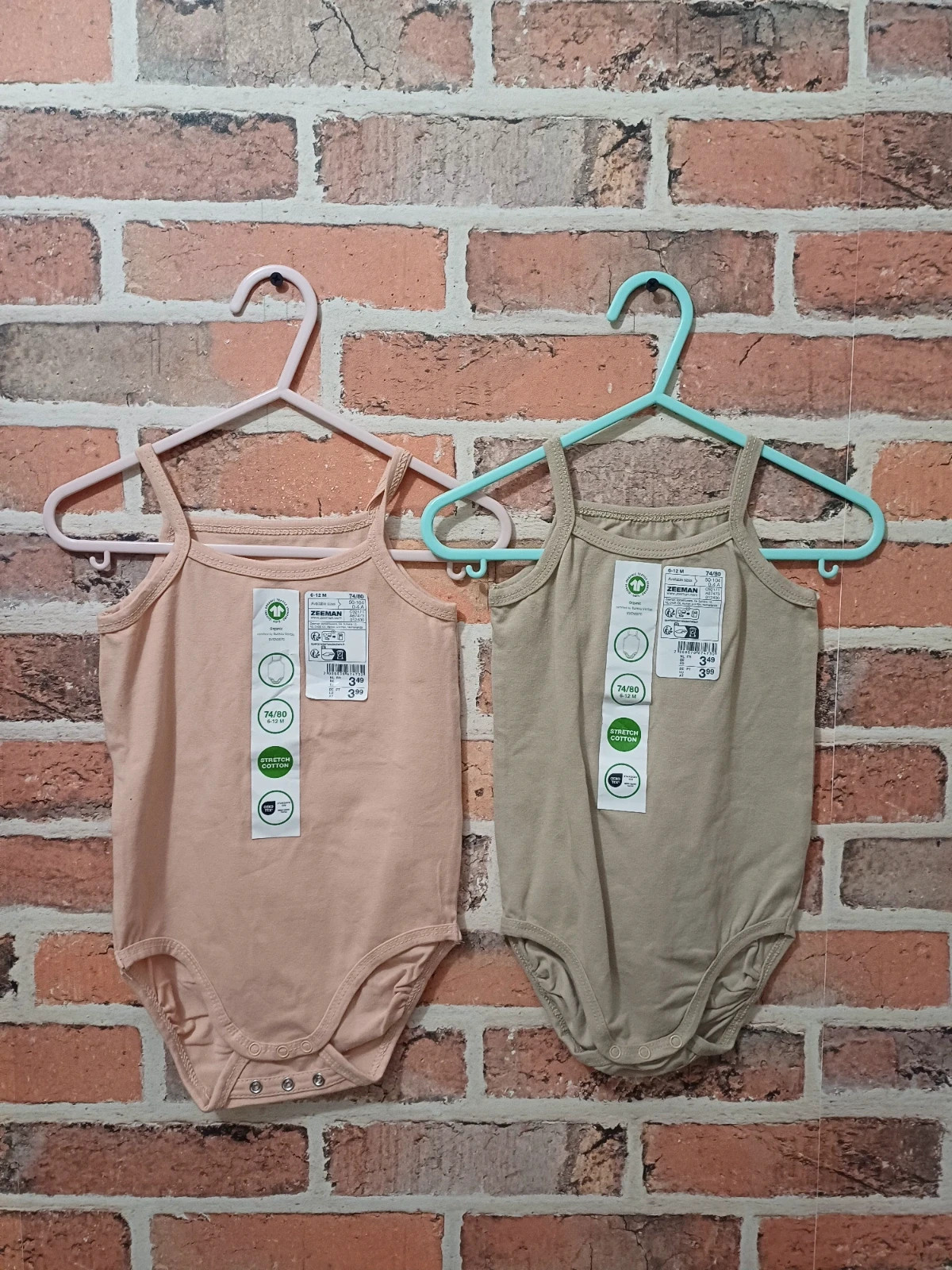 Lot de 2 bodies fille Taille 9 mois ( 74/80 cm)