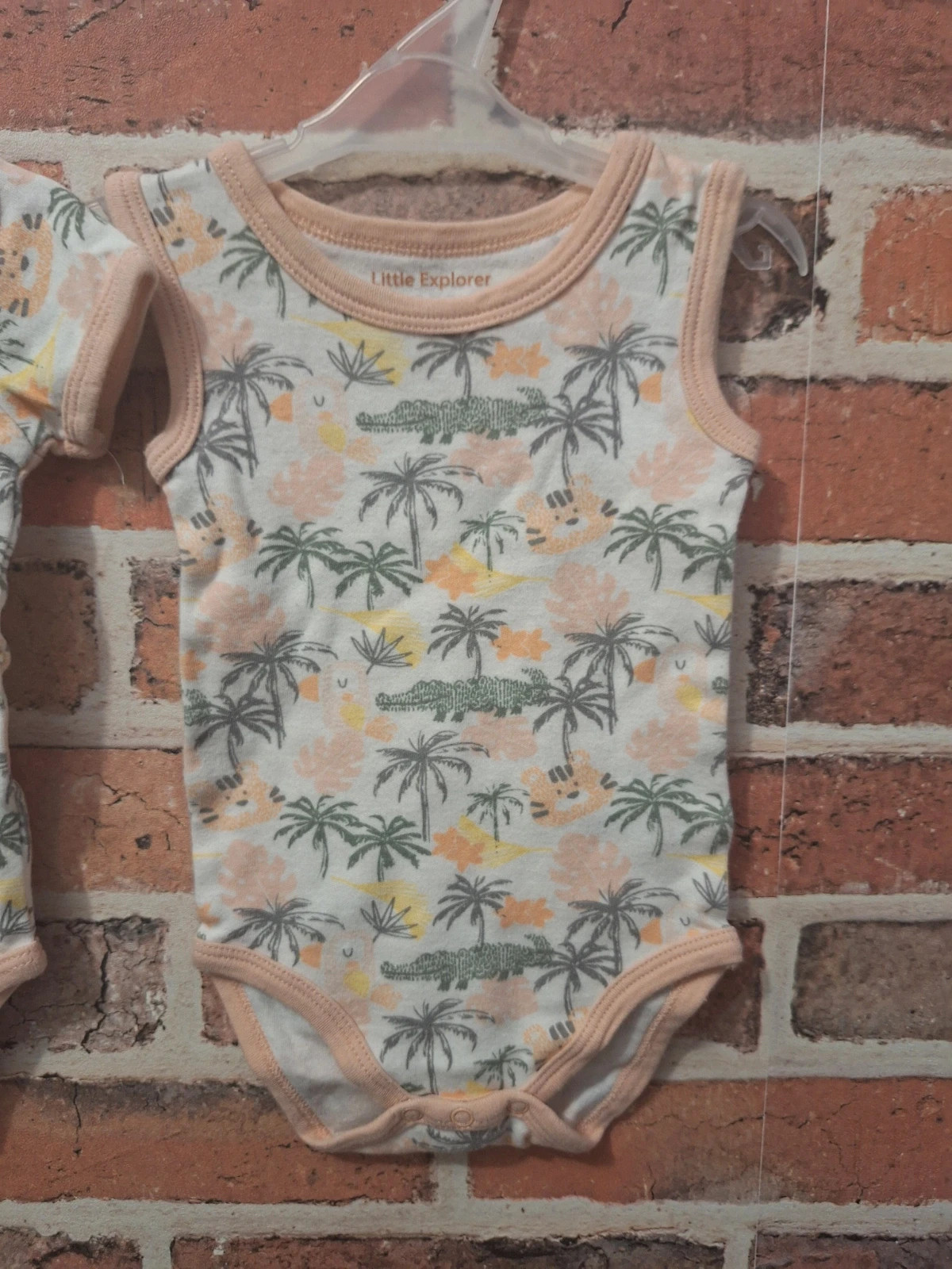 Lot de 2 bodies fille Taille 9 mois – Little Explorer – taille 6-9 mois / 68 cm 3
