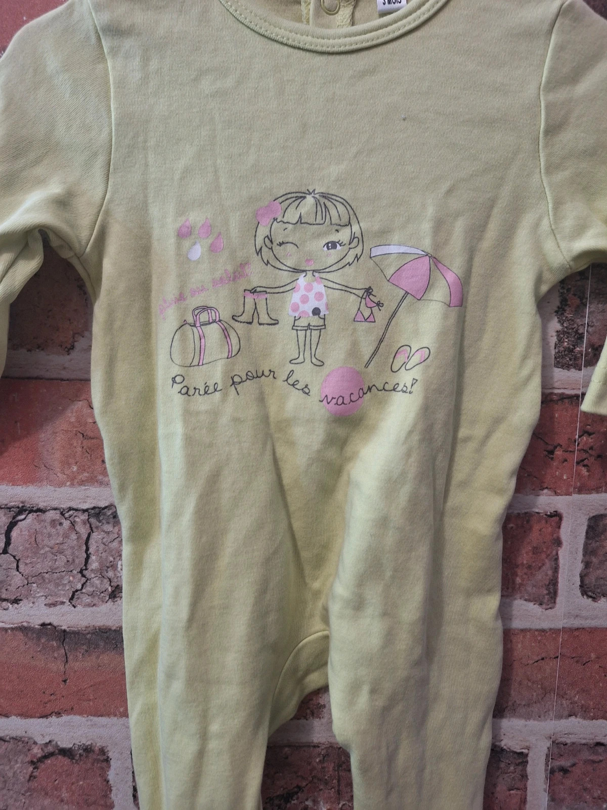 Pyjama fille taille 3 mois – taille 1-3 mois / 56 cm 2