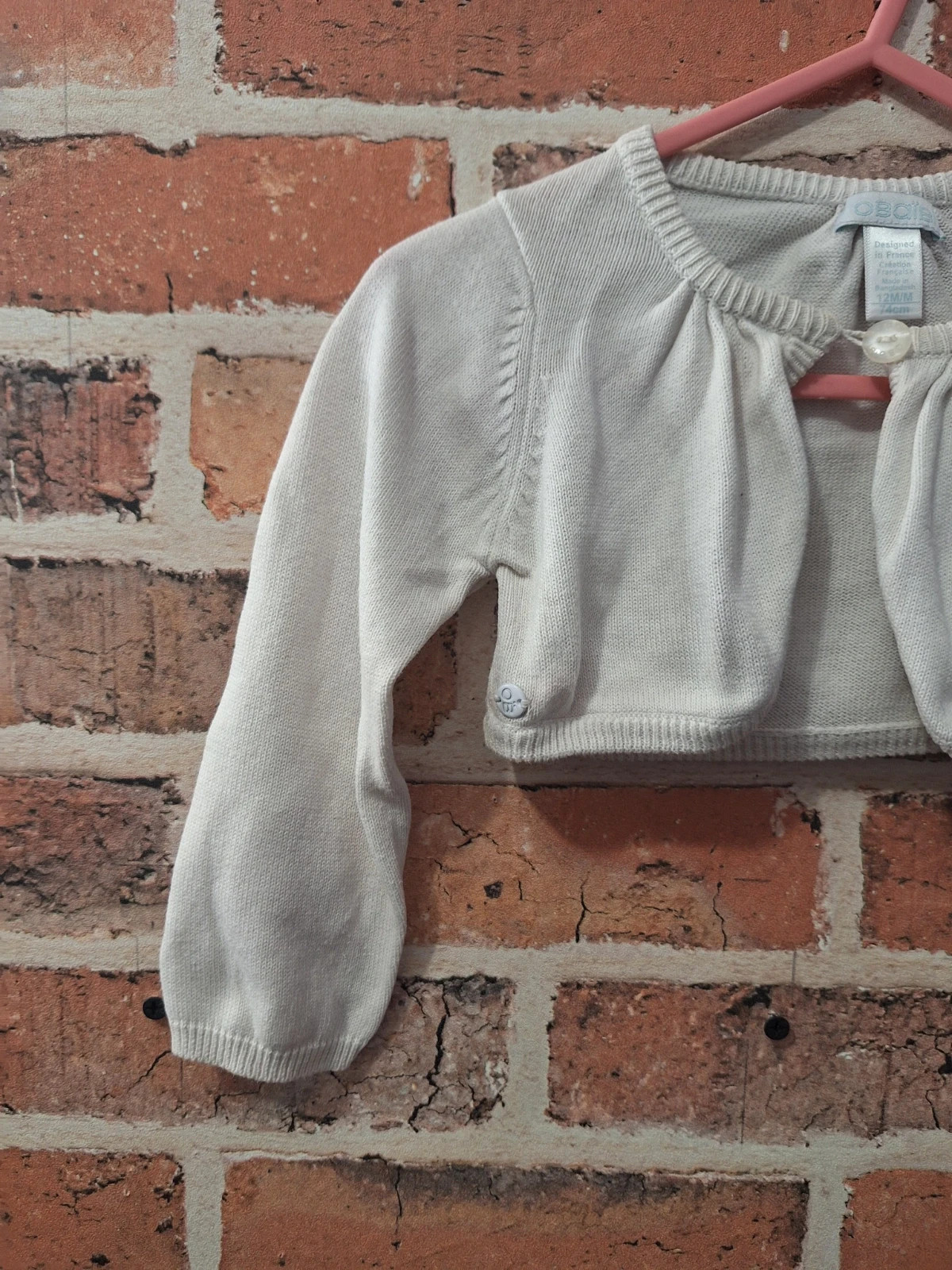 Boléro fille 12 mois – Obaïbi – taille 9-12 mois / 74 cm 3