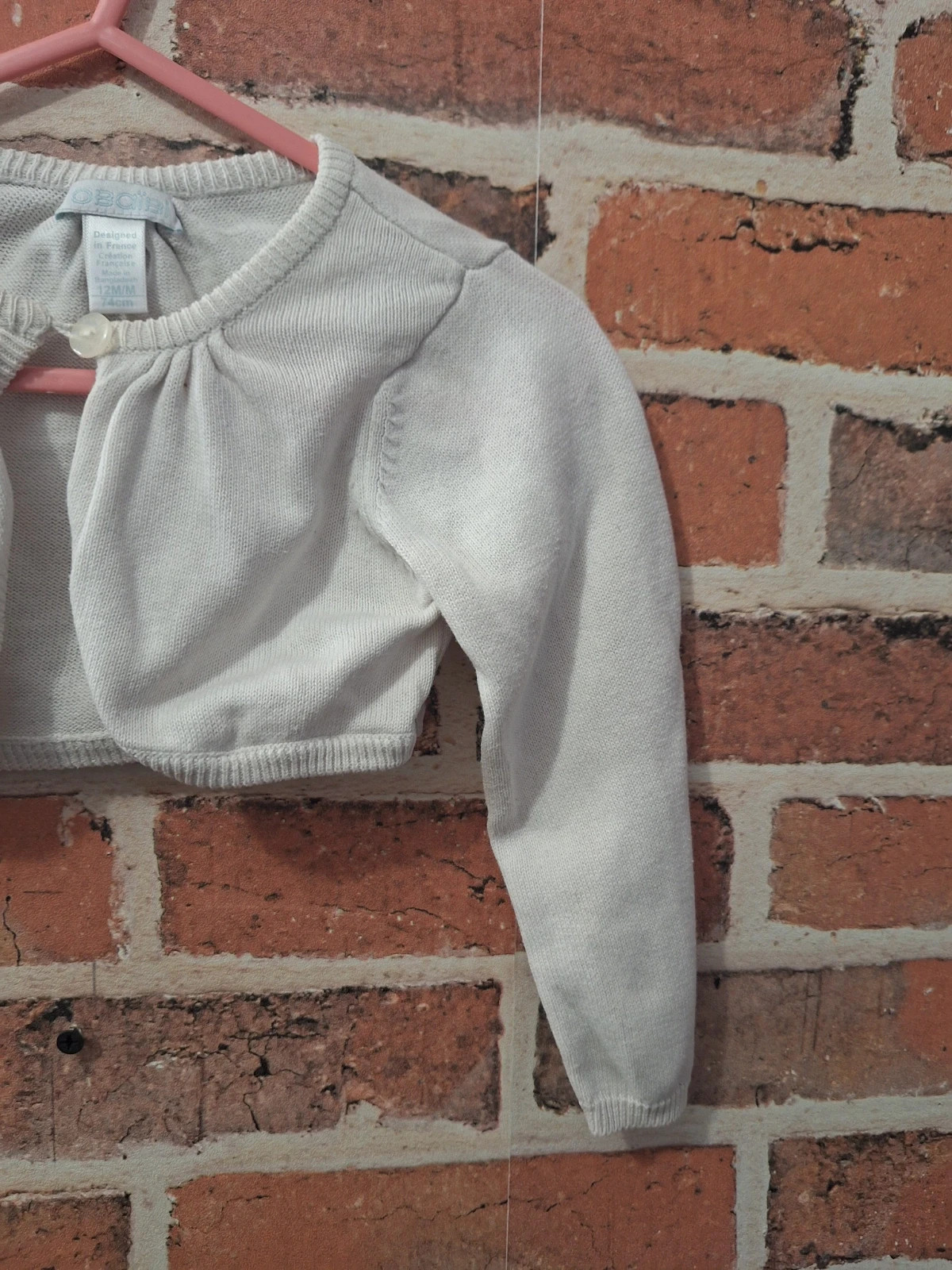 Boléro fille 12 mois – Obaïbi – taille 9-12 mois / 74 cm 4