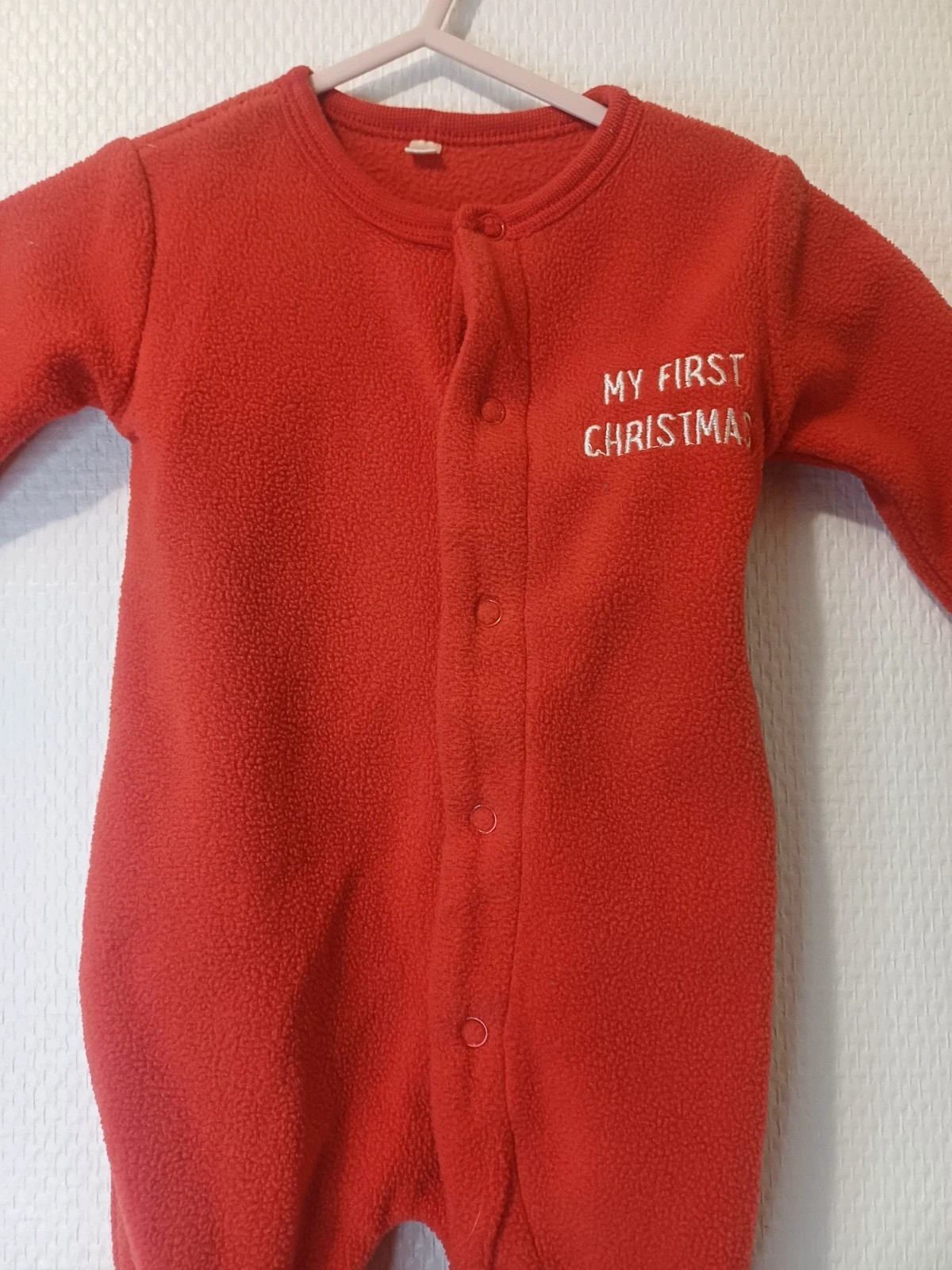 Pyjama 1 pièce de noel garçon 1mois – Zeeman – taille Jusqu'à 1 mois / 50 cm 2