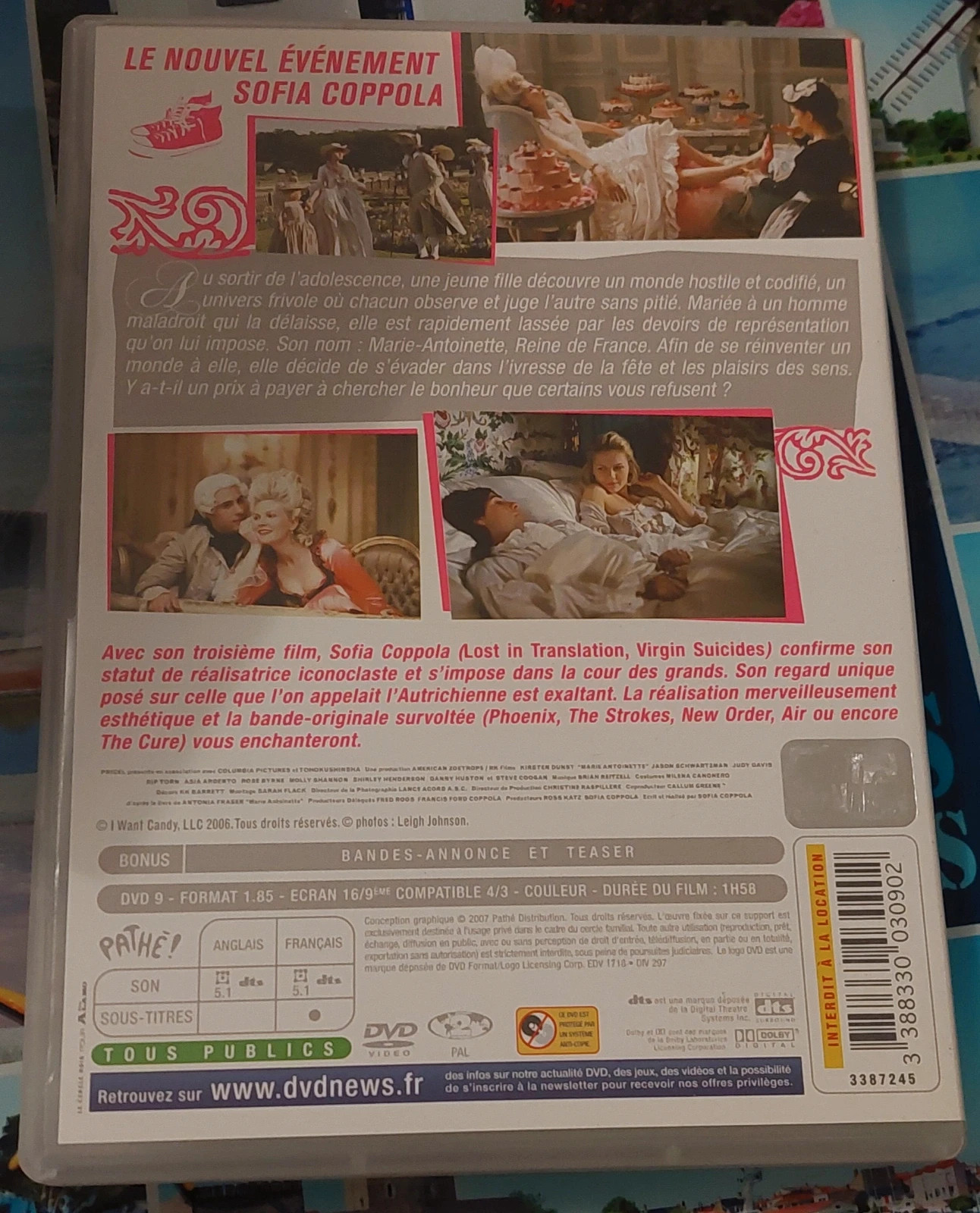Dvd marie antoinette 2