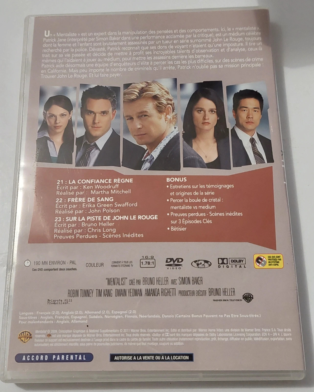 Dvd mentalist 2