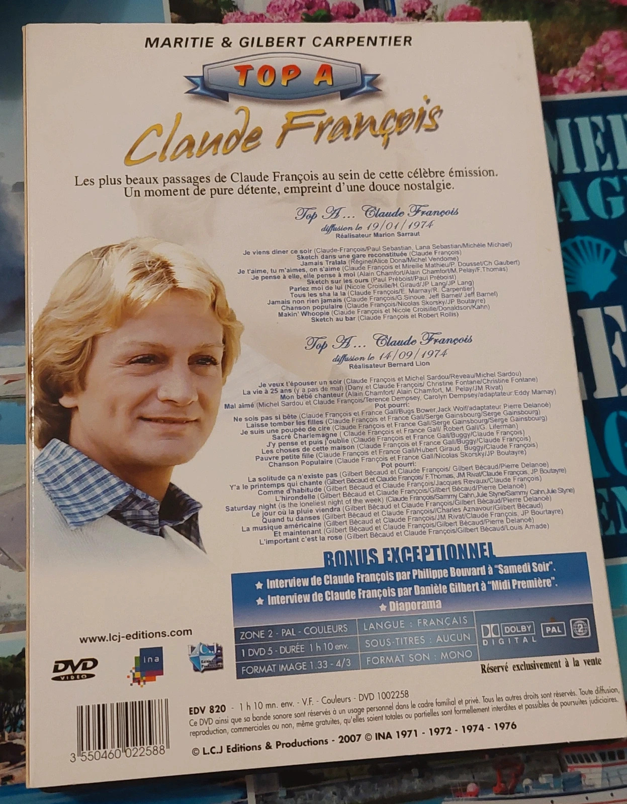 Dvd claude francois 2