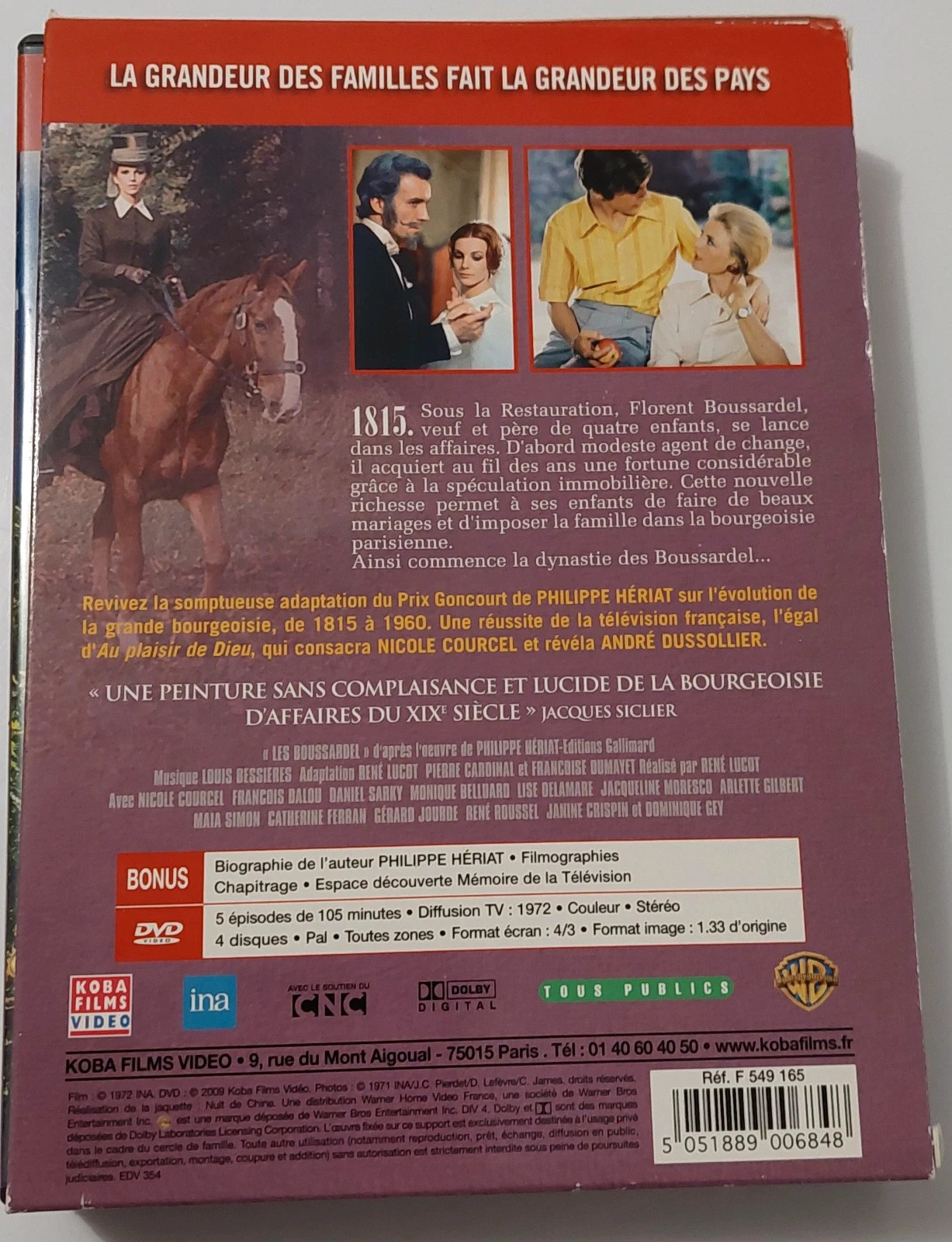 Coffret 4 dvd les boussardel 3