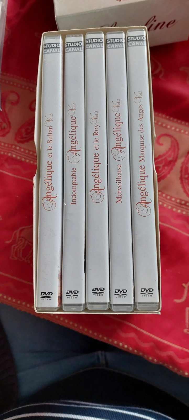 Lot 5 dvd collection angelique 2