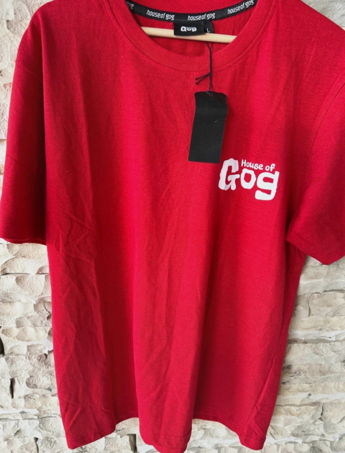T-shirt rouge House of Gog taille L – House of Gog – taille L 2