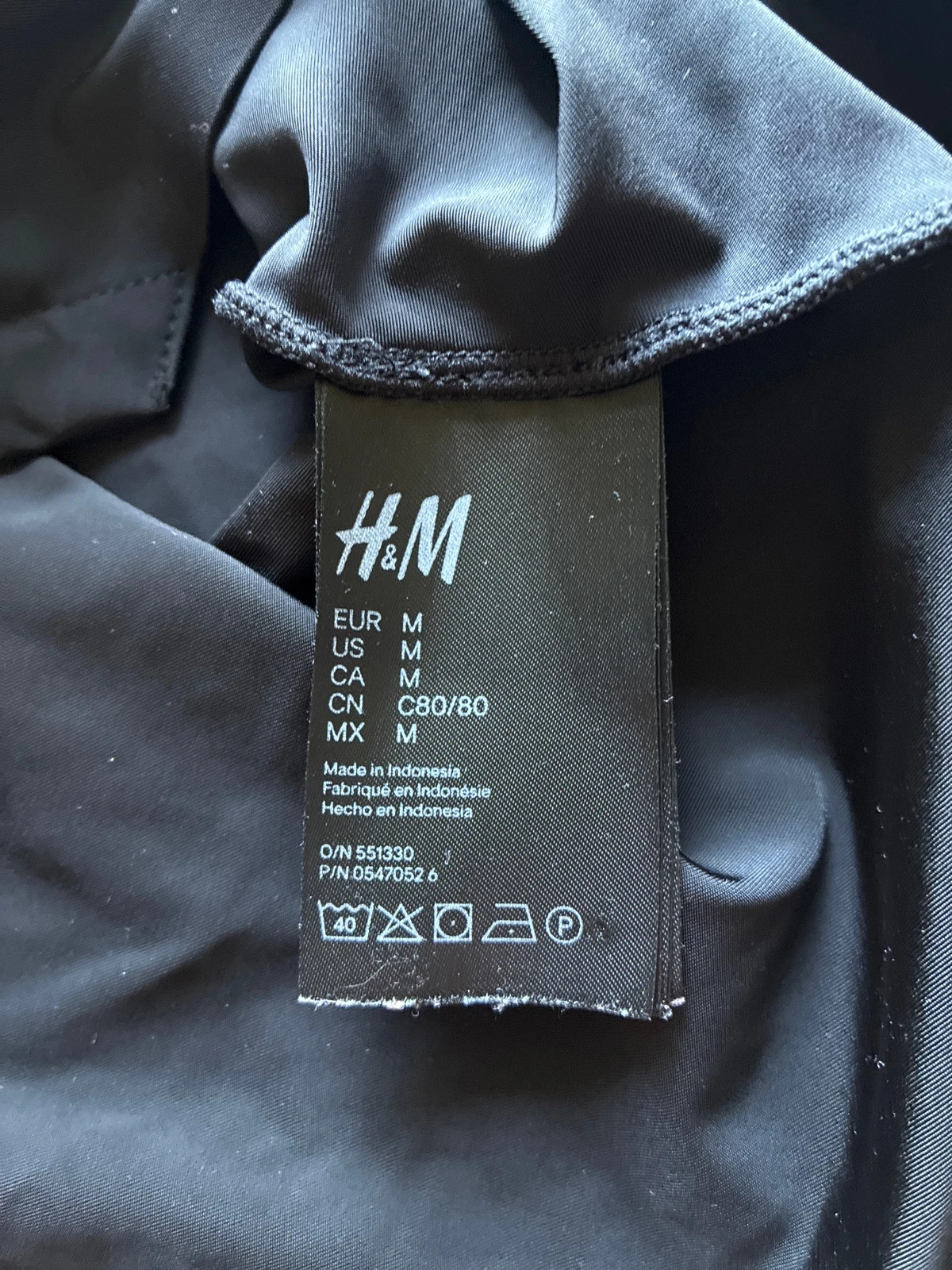 Body noir effet similicuir H&M T.M – H&M – taille M / 38 / 10 4