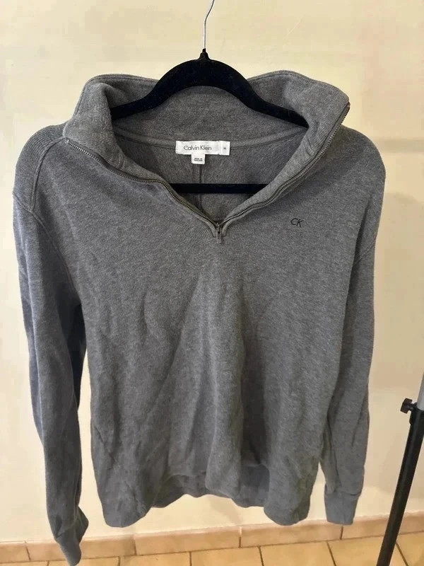 Pull Calvin Klein homme gris taille M – Calvin Klein – taille M 3