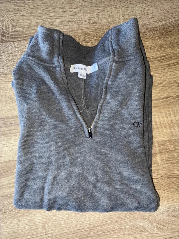 Pull Calvin Klein homme gris taille M – Calvin Klein – taille M 2