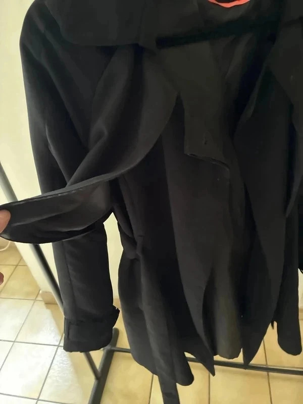 Trench noir femme VILA – coupe élégante – Vila – taille M / 38 / 10 2
