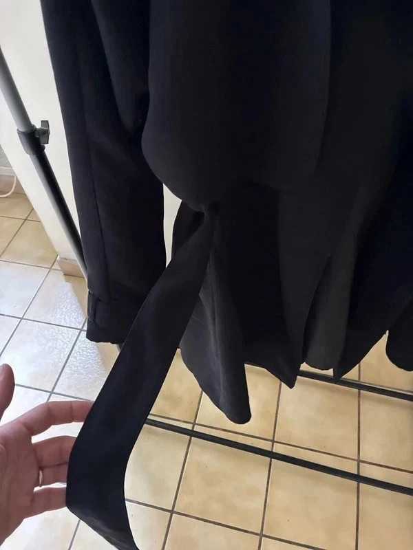Trench noir femme VILA – coupe élégante – Vila – taille M / 38 / 10 3