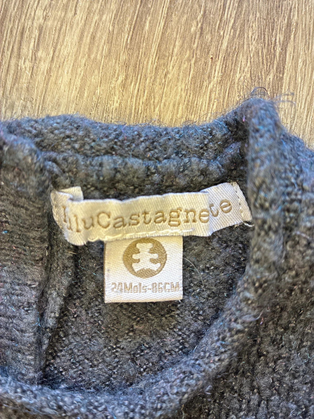 Pull fille La Castellange 24 mois gris – motif ours 🧸 – Lulu Castagnette – taille 18-24 mois / 86 cm 4