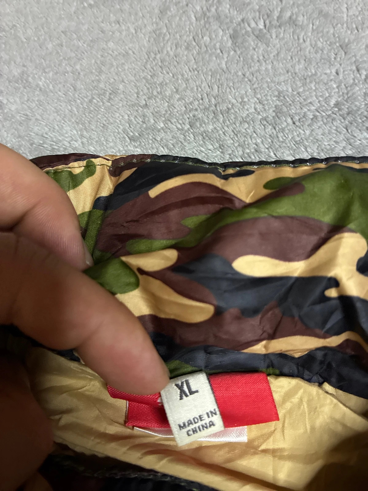 Doudoune sans manches Puma XL camouflage militaire – Puma – taille XL 5