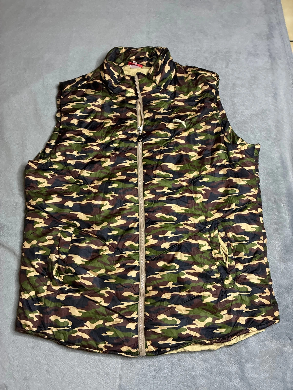 Doudoune sans manches Puma XL camouflage militaire – Puma – taille XL 2