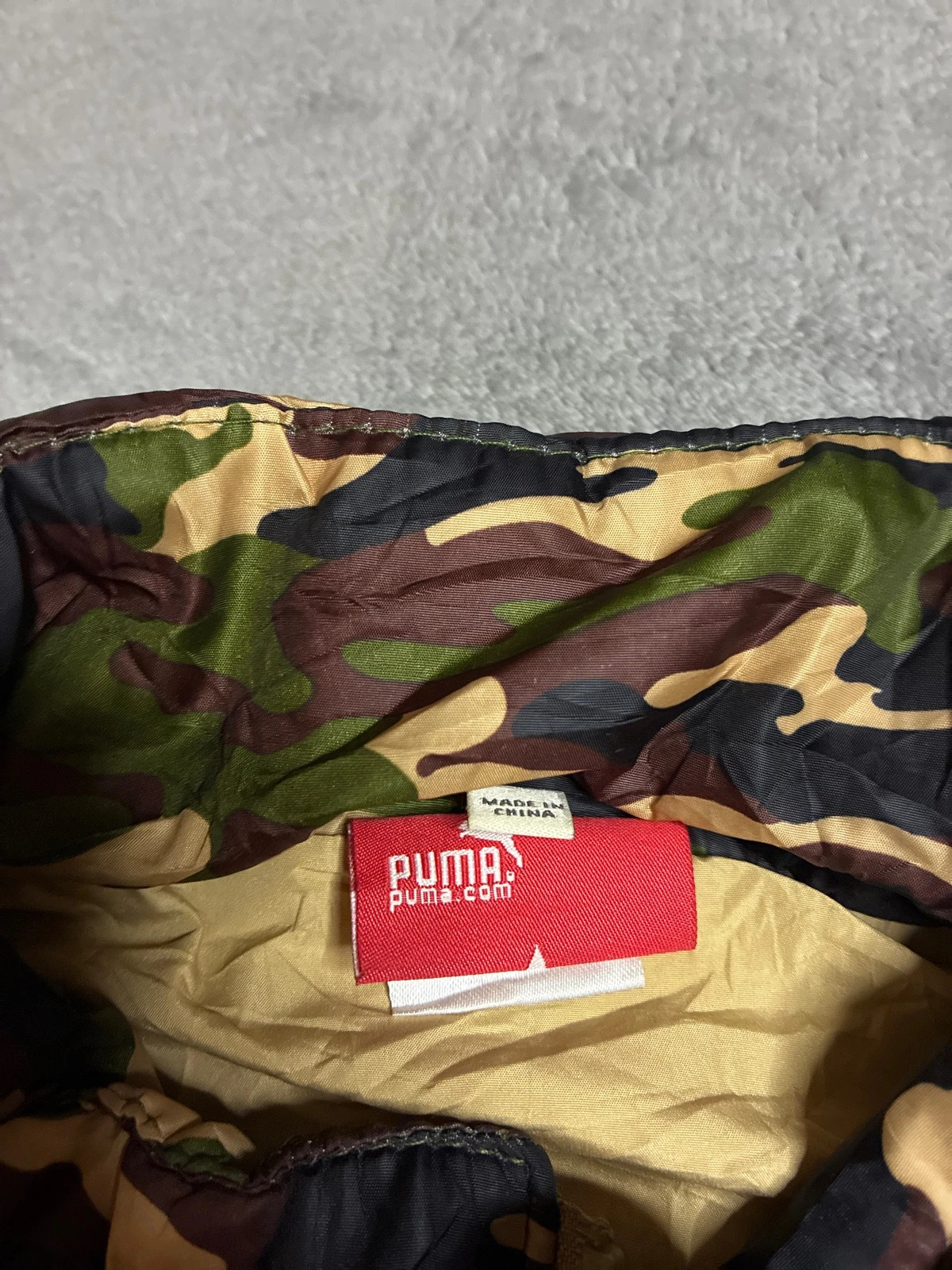 Doudoune sans manches Puma XL camouflage militaire – Puma – taille XL 4