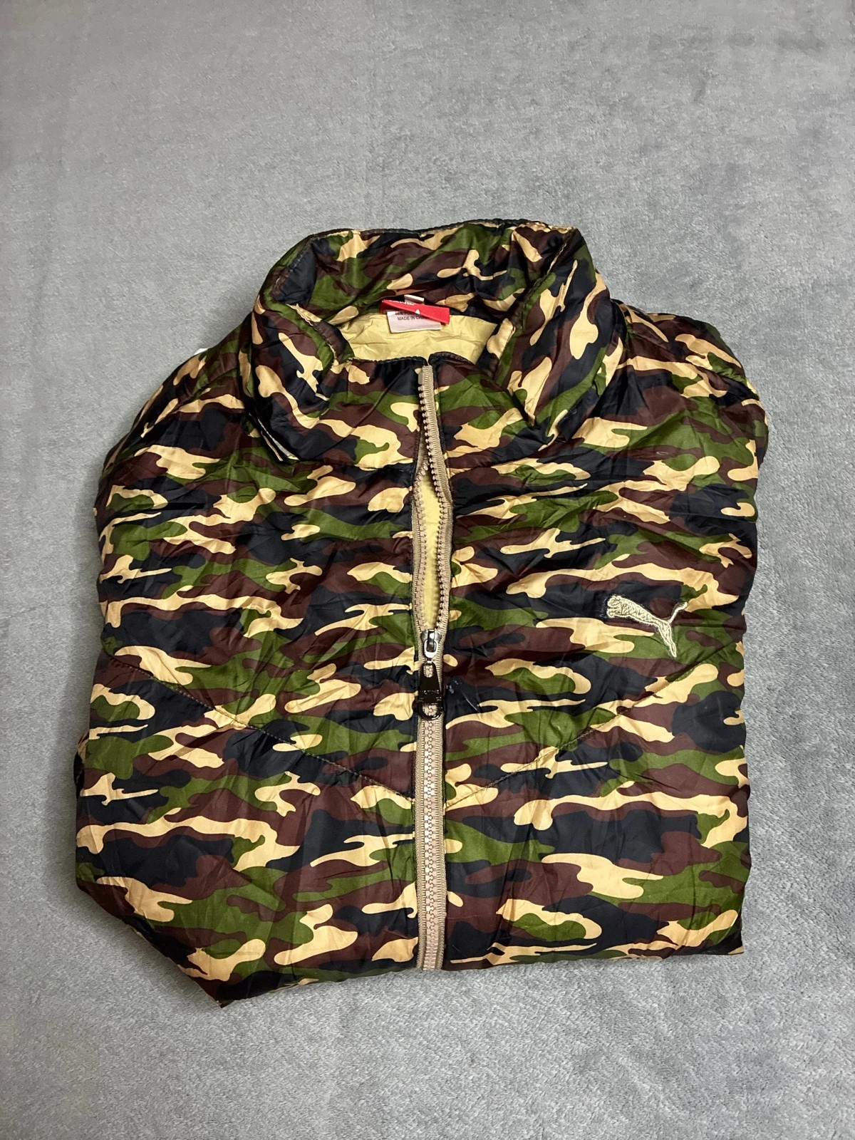Doudoune sans manches Puma XL camouflage militaire