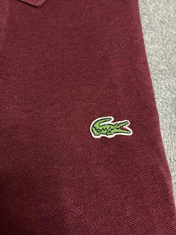 Polo Lacoste Classic Fit Bordeaux Homme M – Lacoste – taille M 3