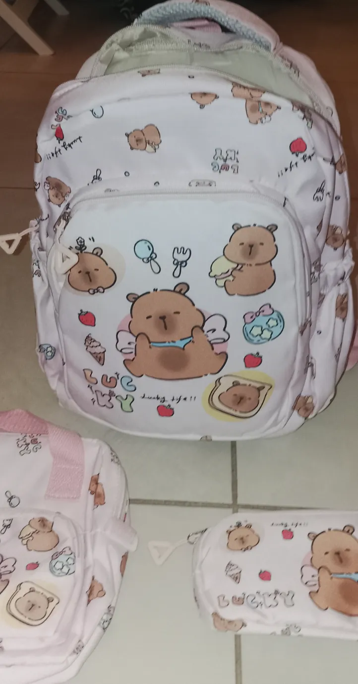 Sac école capybara – Aucun – taille 7 ans 2