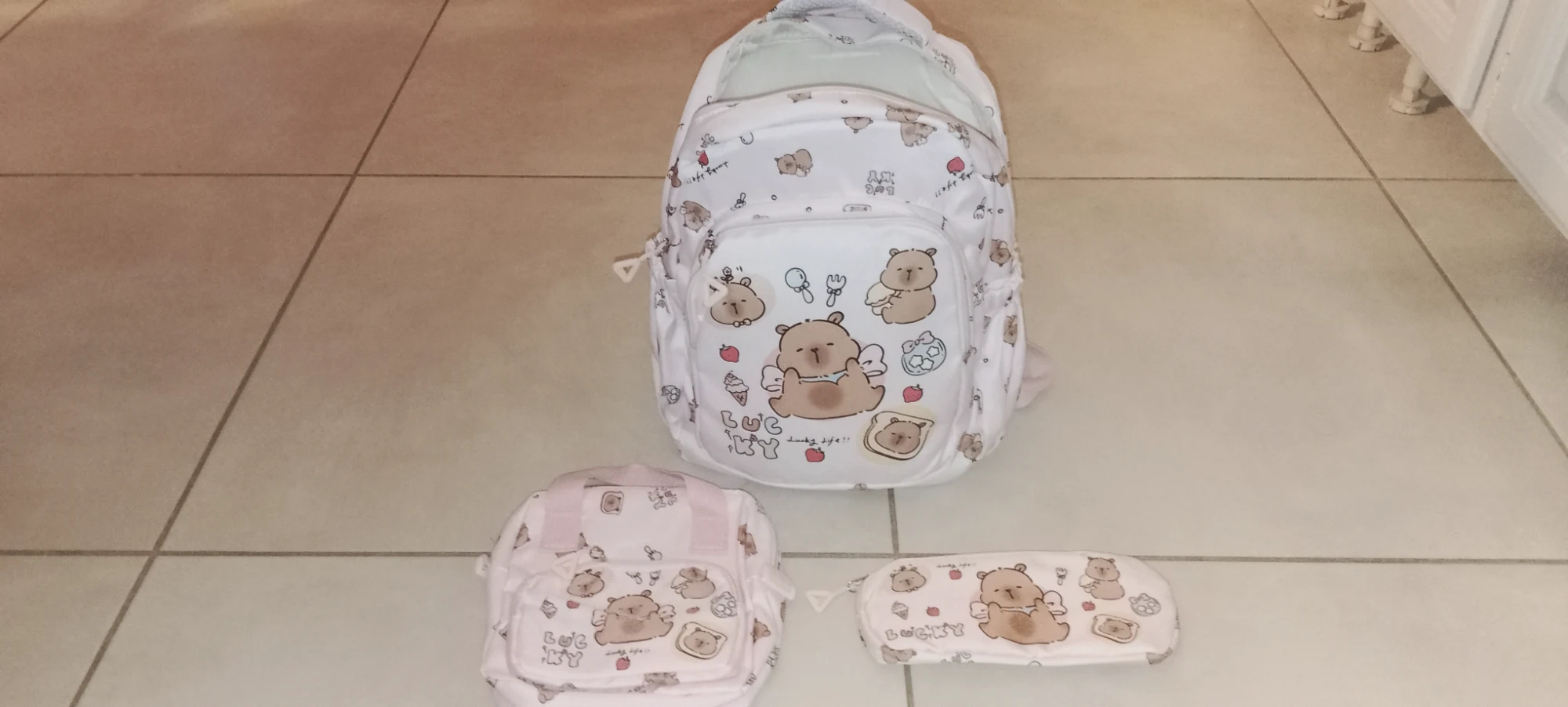 Sac école capybara 