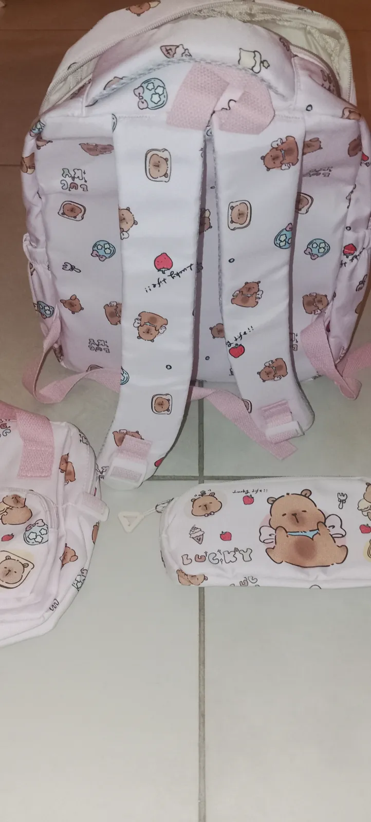 Sac école capybara – Aucun – taille 7 ans 4