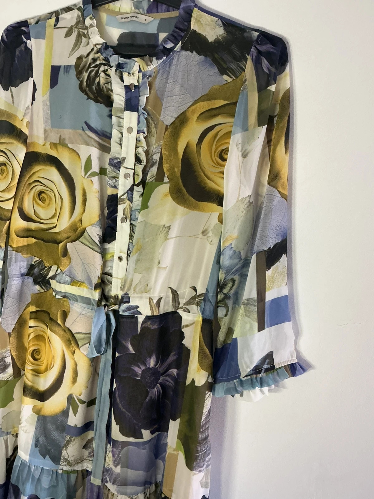 Vestido midi Silvina Campos floral – S – Silvina Campos – taille S / 36 / 8 3