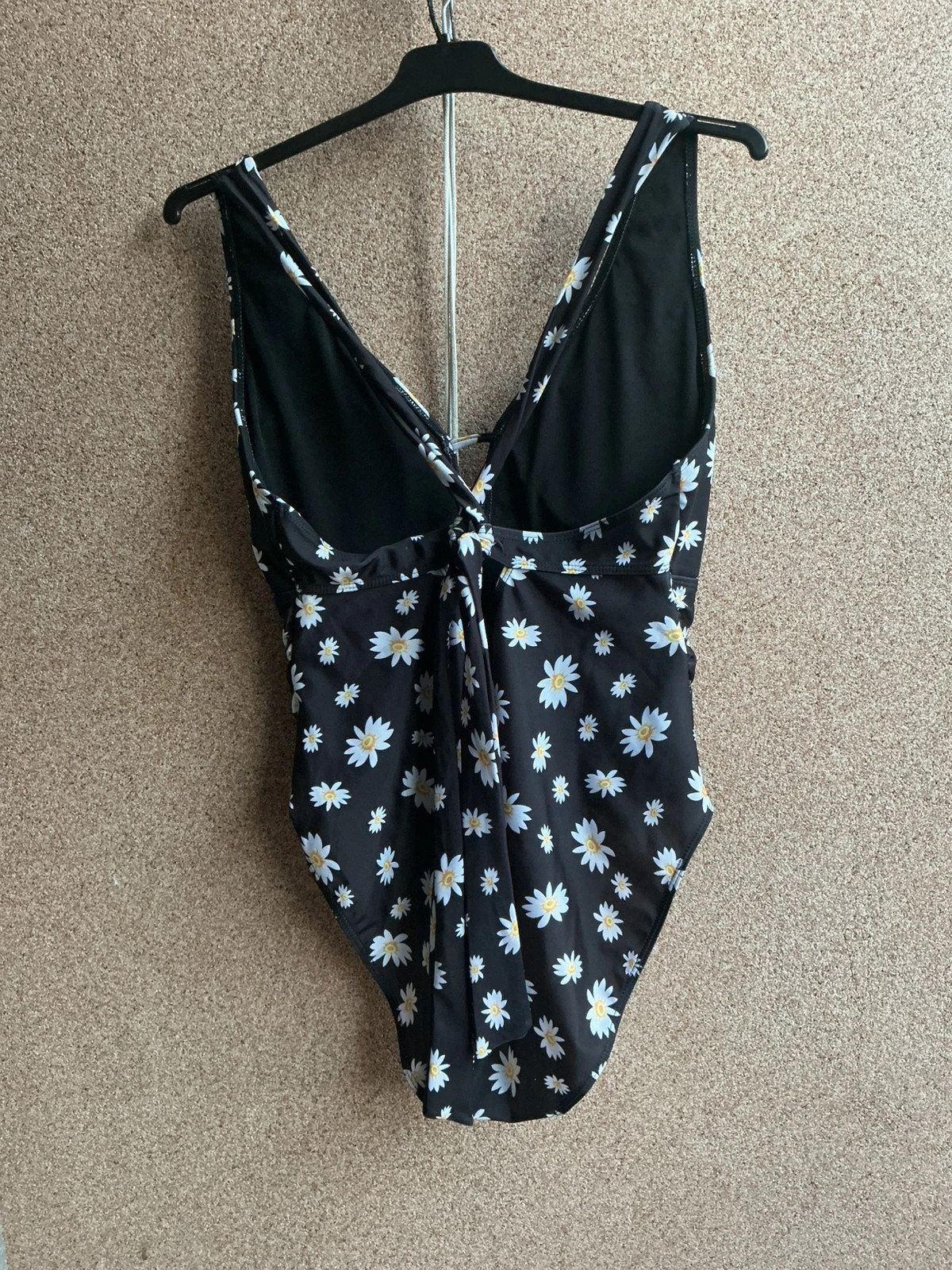 Fato de Banho SHEIN 1XL Preto com Estampado de Margaridas – Shein – taille XXXL / 46 / 18 4