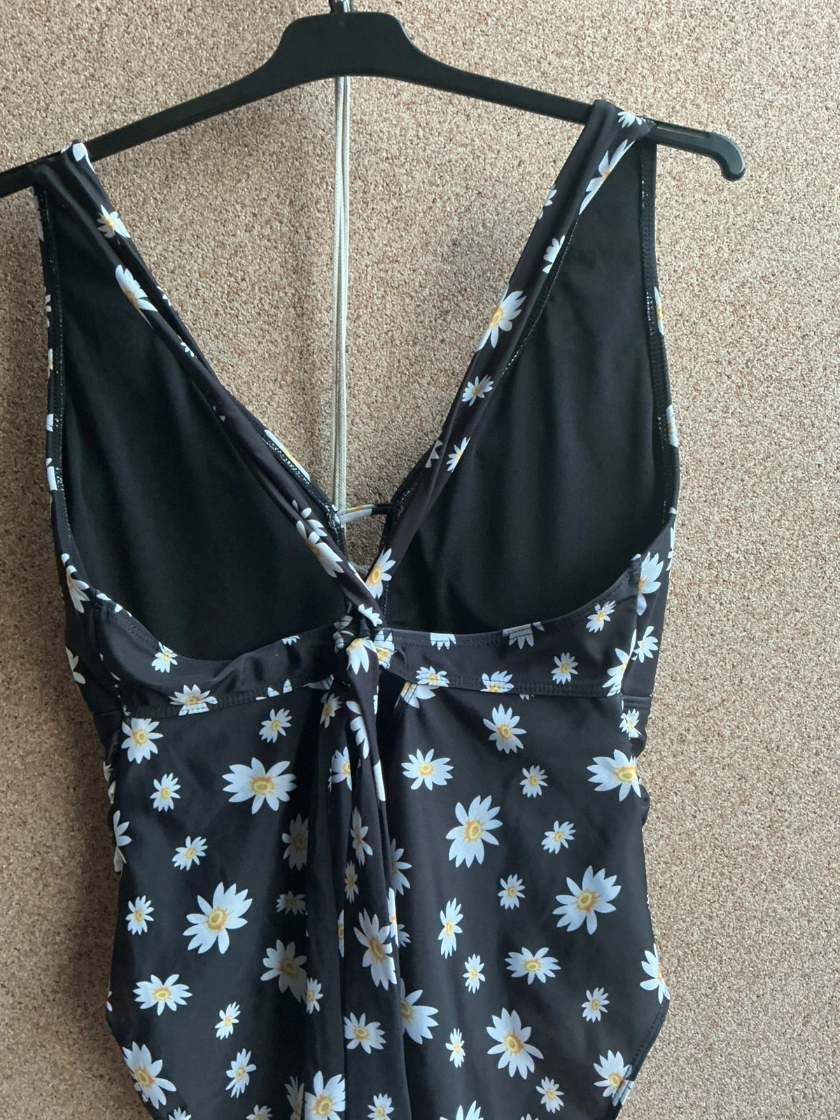 Fato de Banho SHEIN 1XL Preto com Estampado de Margaridas – Shein – taille XXXL / 46 / 18 3