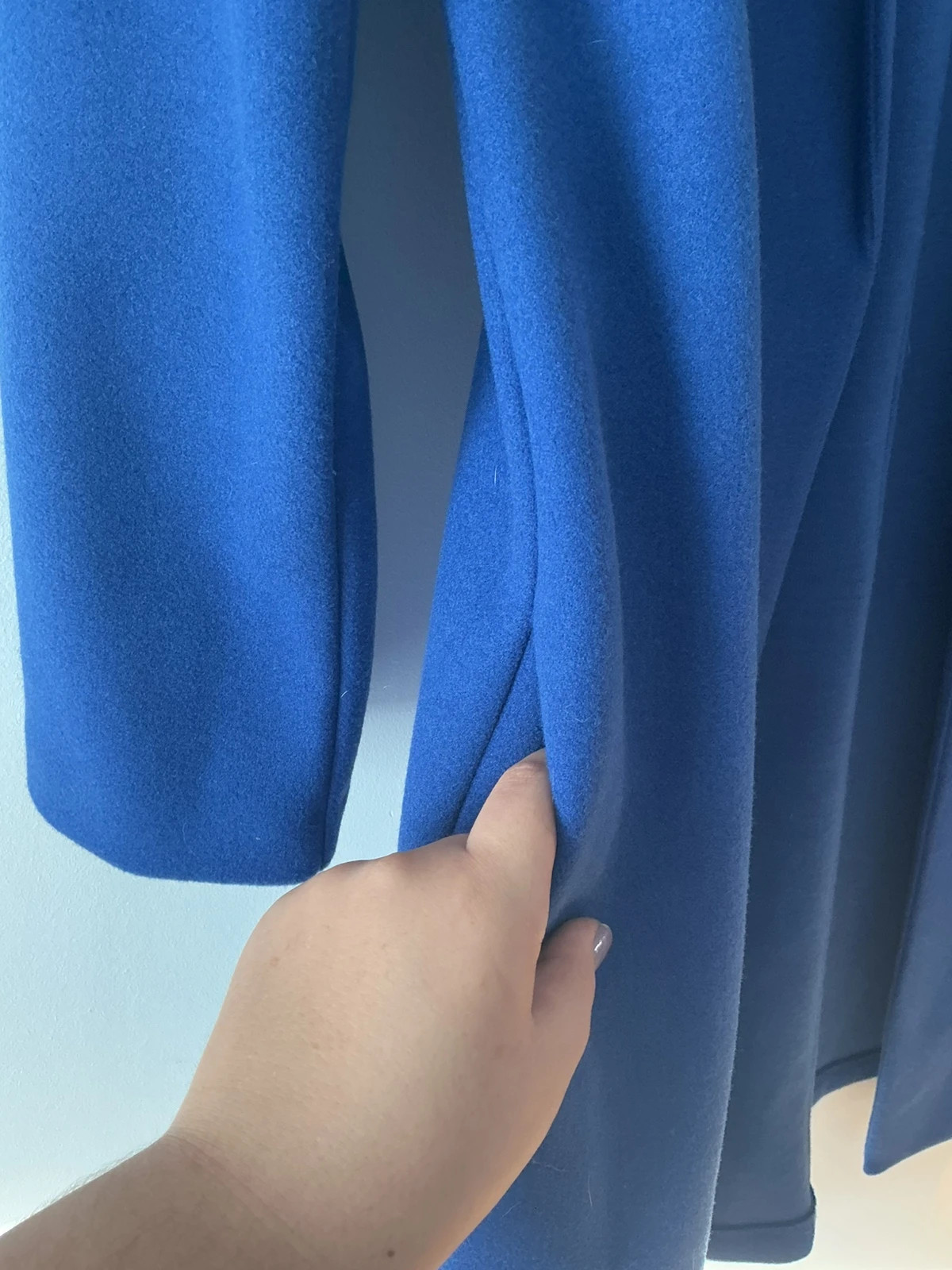 Casaco comprido Zara azul cobalto novo com etiqueta – L – Zara – taille L / 40 / 12 3