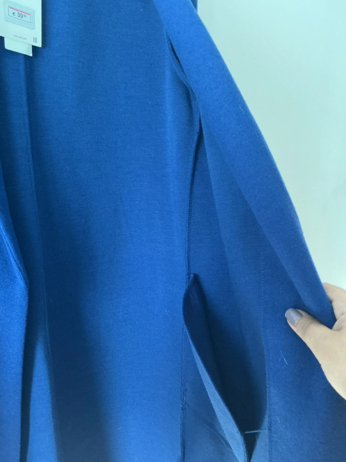 Casaco comprido Zara azul cobalto novo com etiqueta – L – Zara – taille L / 40 / 12 4