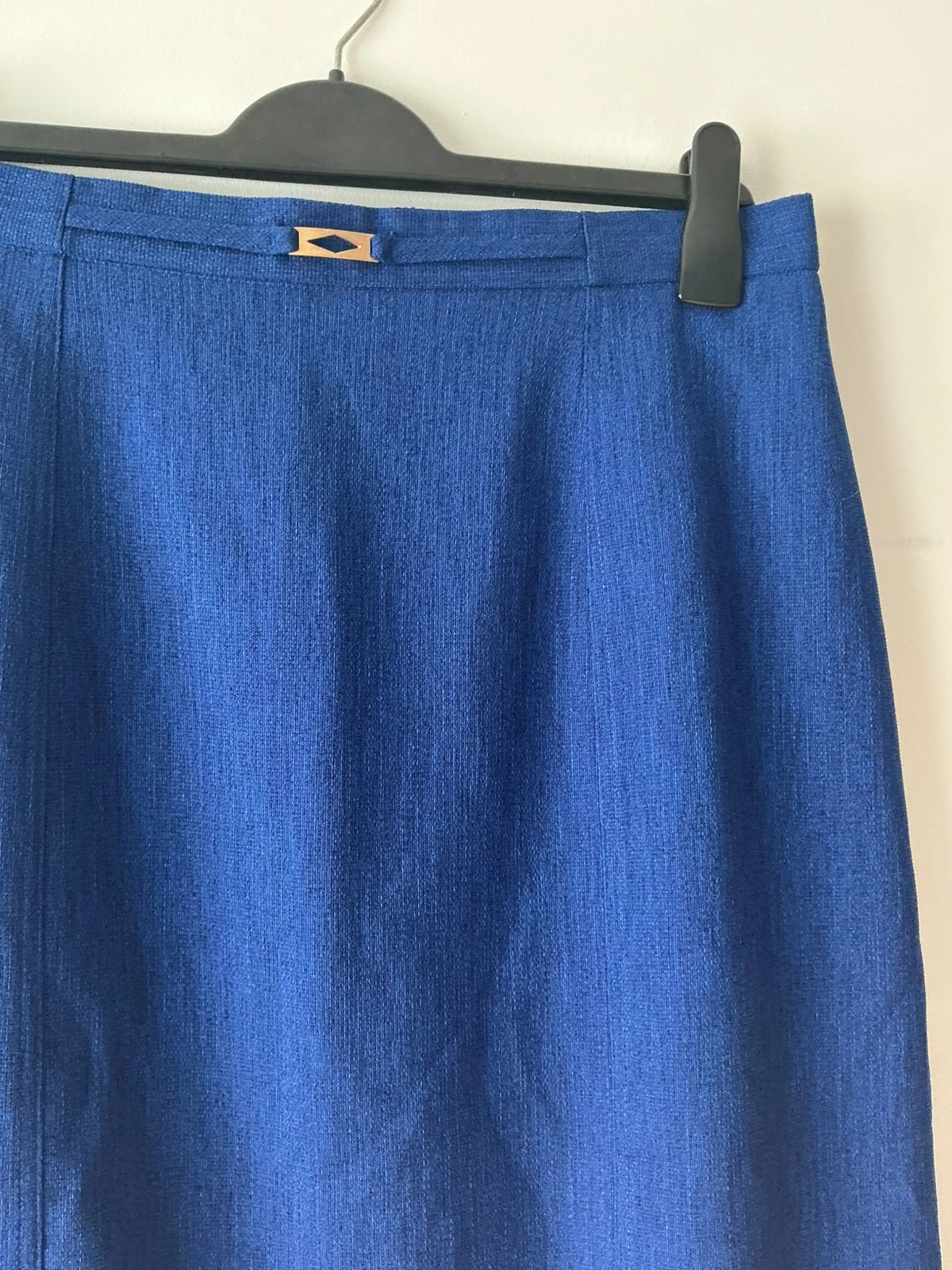 Saia midi vintage Frankenwälder azul cobalto – 42 – Frank Walder – taille XL / 42 / 14 2