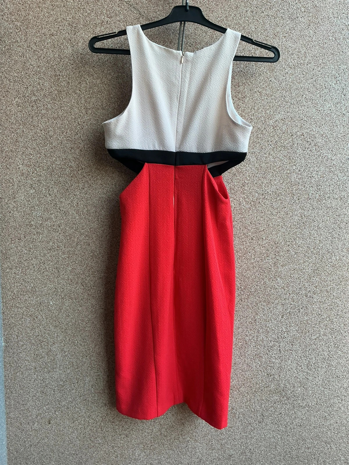 Vestido midi tricolor com cut-outs Miss Selfridge – 32 – Miss Selfridge – taille XXS / 32 / 4 3