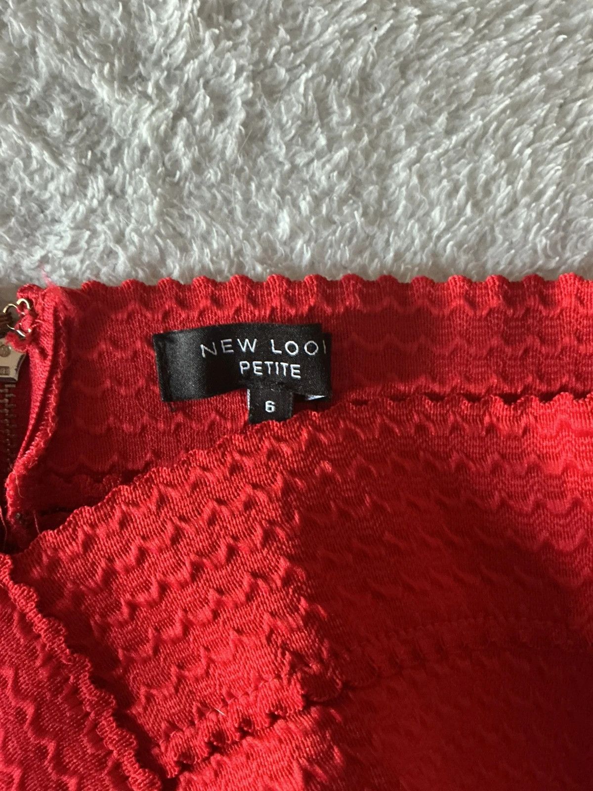 Crop top vermelho ombro a ombro New Look Petite XS – New Look – taille XS / 34 / 6 2