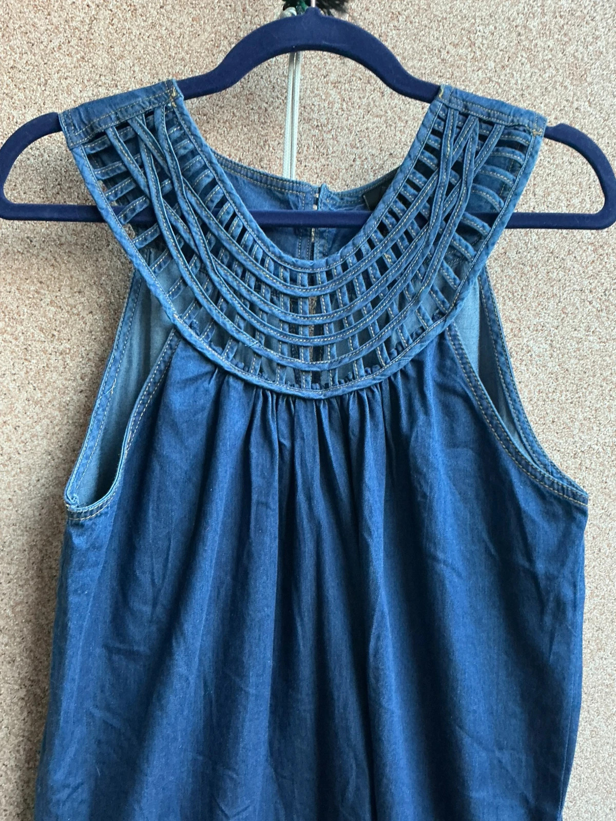 Vestido Denim XL XXL 100% Algodão – CAM – taille XL / 42 / 14 2