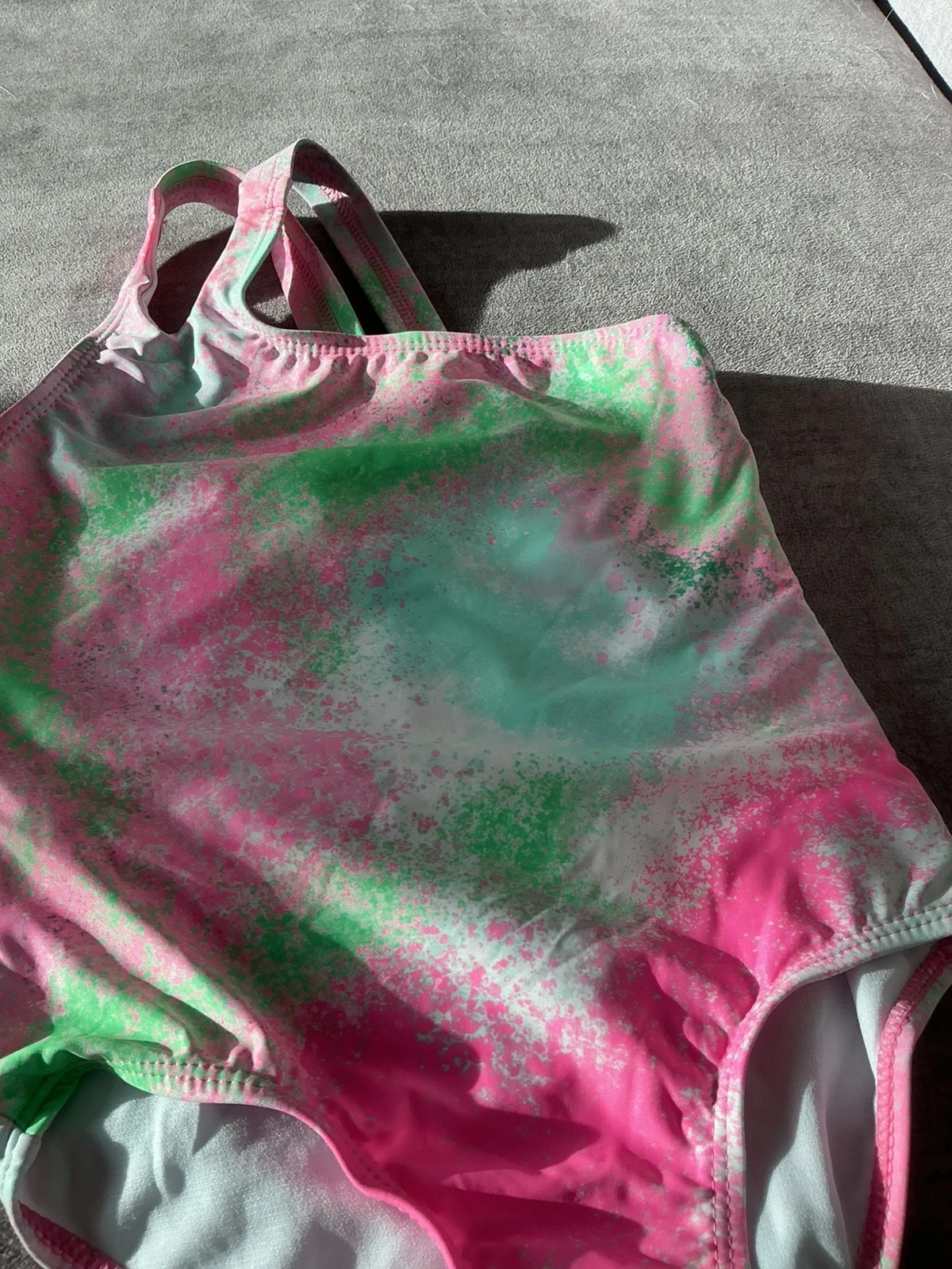 Fato de Banho Lefties Menina 5-6 Anos Estampado Rosa e Verde – Lefties – taille 6 anos / 116 cm 2